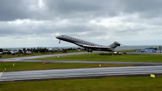 Global 7500 Short Takeoff [upl. by Mcilroy]