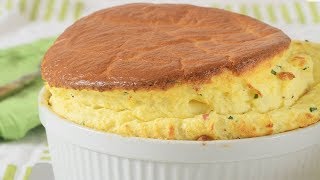 Cheese Soufflé Recipe Demonstration  Joyofbakingcom [upl. by Kred]