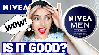 SPECIALIST testing NIVEA MEN CREAM review ingredients is it good [upl. by Anaujit385]