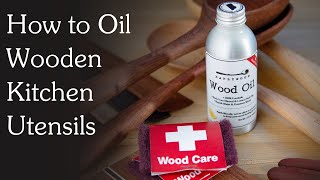 How to Oil and Care for Your Wooden Spoons by Earlywood [upl. by Natasha]