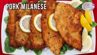 How to Make Pork Milanese  Italian Pork Cutlets [upl. by Laryssa720]