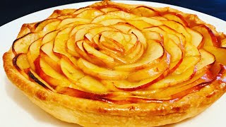 Tarte Aux Pommes  Recette Rapide [upl. by Aniratak]