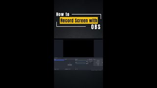 How to record screen with OBS Studio tutorial [upl. by Ariek]