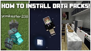 How to Download Data Packs in Minecraft [upl. by Gerius]