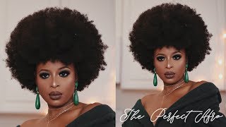 My AFRO tutorial NO SHRINKAGE  4C Natural Hair [upl. by Eanej]