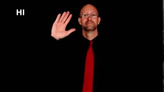 Greetings in ASL  ASL  American Sign Language [upl. by Saval193]