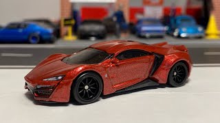 Hotwheels premium fast and furious Lykan HyperSport review [upl. by Heiney]