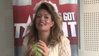 Britains Got Talent 2014 final Lettice Rowbotham interview [upl. by Merilee]