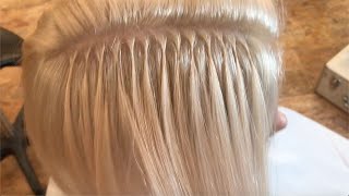 Platinum Pixie to Bob with Great Lengths Hair Extensions [upl. by Romonda]