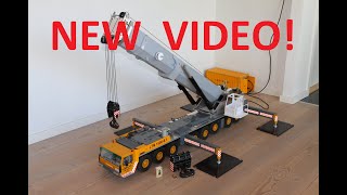 RC Crane fully operational LTM 150081 in 114 scale [upl. by Yerot]