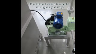 Dubbelwerkende zuigerpomp [upl. by Nwahsirhc761]