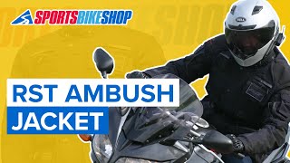 RST Pro Series Ambush textile motorcycle jacket review  Sportsbikeshop [upl. by Melcher]