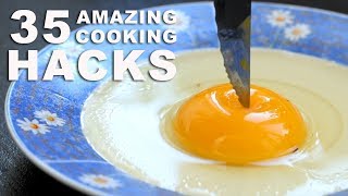 35 INCREDIBLE COOKING HACKS [upl. by Tice]