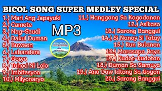 Bicol Song Super Medley Special  Bicol Song Collection [upl. by Arbua]