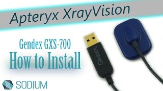 Apteryx XrayVision  How To Install Gendex GXS700 Xray Sensor [upl. by Drooff]