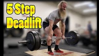 How To Deadlift Starting Strength 5 Step Deadlift [upl. by Ellimak]