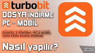 TURBOBİT DOSYA İNDİRME  Turbobit Geçme NASIL YAPILIR amp Turbobit hızlı indirme [upl. by Reinhold901]