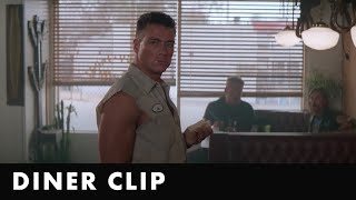 Diner Scene from UNIVERSAL SOLDIER  Starring JeanClaude Van Damme [upl. by Mishaan871]