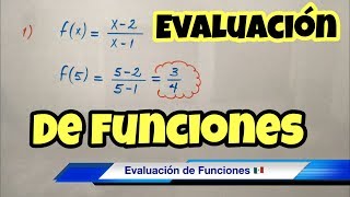 Evaluación de FUNCIONES muchos ejemplos [upl. by Iznyl]