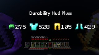 Durability Hud Plus Minecraft datapack 117 [upl. by Drolyag]