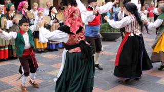 Asturian traditional folk dance  Áviles Asturias Spain [upl. by Oijile]