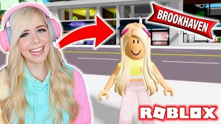 PLAYING BROOKHAVEN FOR THE FIRST TIME ROBLOX BROOKHAVEN [upl. by Nujra691]