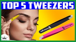 Top 5 Best Tweezers of 2023 – Reviews [upl. by Akeber]