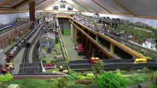 Tour of Daves New Model Railway Completed [upl. by Llirpa]