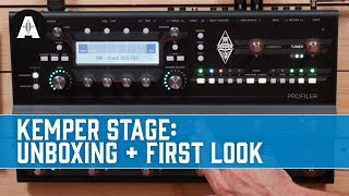 Kemper Profiler Stage Unboxing amp First Look [upl. by Pazice]