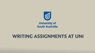 Study Help Writing Assignments at Uni [upl. by Jerrilyn607]