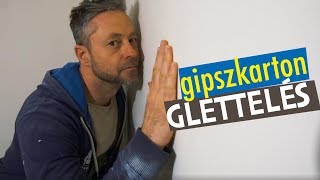 Gipszkarton glettelés  McMenemy Márkkal [upl. by Hartzel]