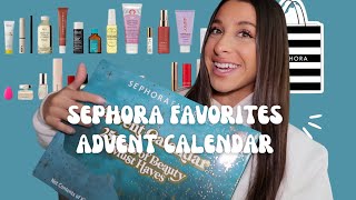 SEPHORA FAVORITES ADVENT CALENDAR  Sephora haul [upl. by Fitting]