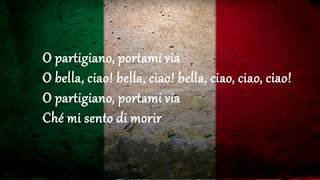 Bella Ciao  İtalian  Lyrics [upl. by Ynove]