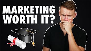 Is a MARKETING DEGREE worth it [upl. by Enattirb]