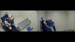 VIDEO Murder suspect tries to grab officers gun [upl. by Mendive473]