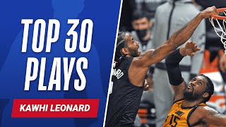 Kawhi Leonards 30 BEST PLAYS  NBABirthdays 🎂 [upl. by Haidedej913]