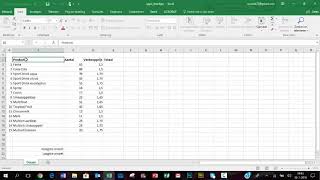 Producten op alfabetische volgorde zetten excel [upl. by Bowman]