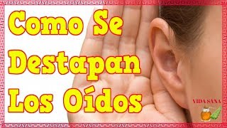 COMO DESTAPAR UN OIDO  Aprende Como Sacar Agua Del Oido [upl. by Thisbe]