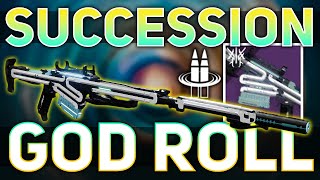 Succession GOD ROLL Best PVE Sniper  Destiny 2 Beyond Light [upl. by Onitsuaf]