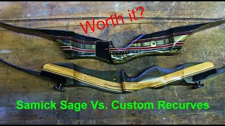 Samick Sage Compared to Custom Recurves [upl. by Atinal]