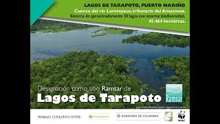 Lagos de Tarapoto primer humedal Ramsar de la Amazonia [upl. by Llertnahs]