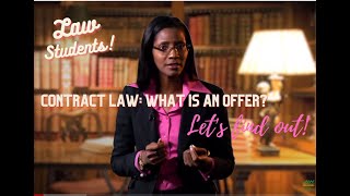 Contract Law  Introduction amp Offer Part 1 [upl. by Alcock404]