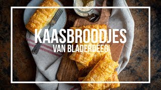 Kaasbroodjes van bladerdeeg  OhMyFoodness [upl. by Anitreb]