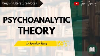 Psychoanalytic Theory  Introduction  IRENE FRANCIS [upl. by Eneles821]