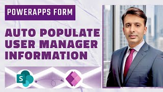 Auto Populate User Manager Information using PowerApps [upl. by Dorie]