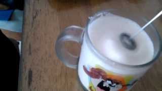 Aerolatte Review Frothing Cold Milk In Under 1 Minute [upl. by Maunsell]