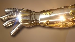 How to Make Armor with Ordinary Tools  Version 2 Gauntlet [upl. by Buine]