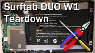 001  Teardown  OpenFix Surftab DUO W1 Trekstor ST1043210a [upl. by Tabib]