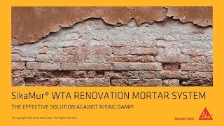 SikaMur® Renovation Mortar System – WTA approved [upl. by Alex826]