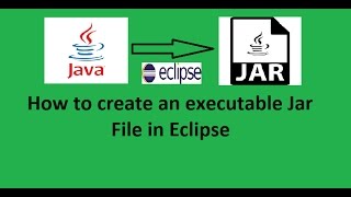 How to create an Executable Jar File in Eclipse IDE [upl. by Philbo]